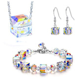 New Colorful Crystal Necklace Bracelet
